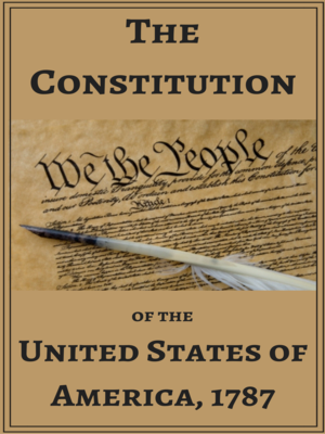 cover image of The Constitution of the United States of America, 1787